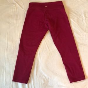 Lululemon Leggings - Berry - Size 6